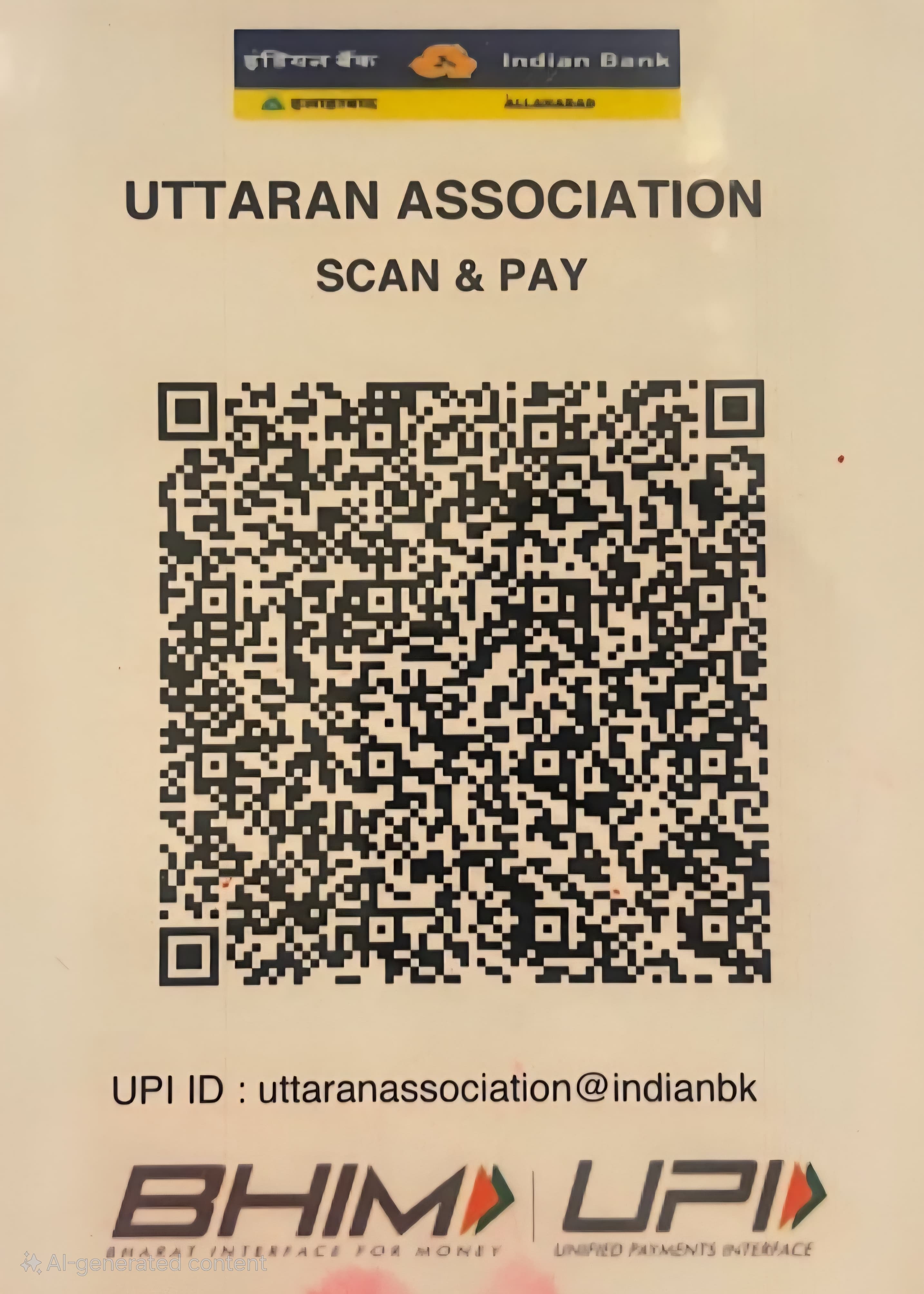 Scan or tap to pay (UPI)